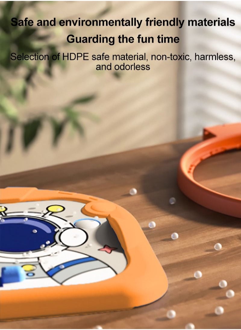 Sharpdo - Folding Basketball Board Children's Hanging Basketball Hoop with Counting Function, Sound Effects, and Ring Toss ,No Drilling Required,Height Adjustable for All Ages, Foldable for Easy Storage - Image 1