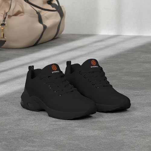 FENLERN Steel Toe Steel Toe Shoes for Women Lightweight Safety Safety Shoes Work Shoes Work Sneakers Comfortable Zapatos Punta de Acero Seguridad Trabajo para Mujer Size 9,Black - Image 2