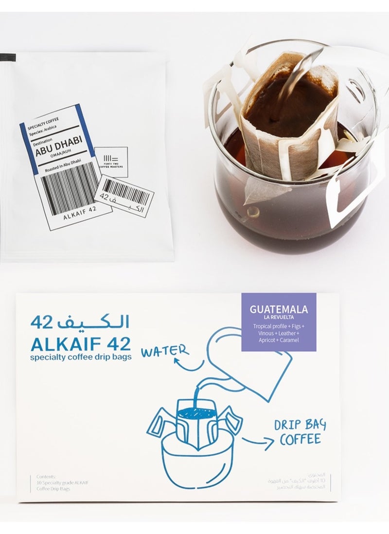 42coffeeroasters AlKaif42 Drip Bag Coffee Guatemala  - Image 1