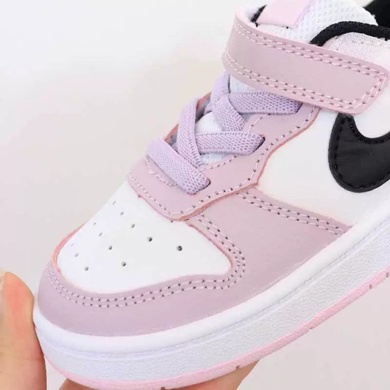2024 White Shoes Children'S Velcro Workwear Low-Top Board Shoes Non-Slip Casual All-Match Children'S Shoes Board Shoes For Boys And Girls - Image 3