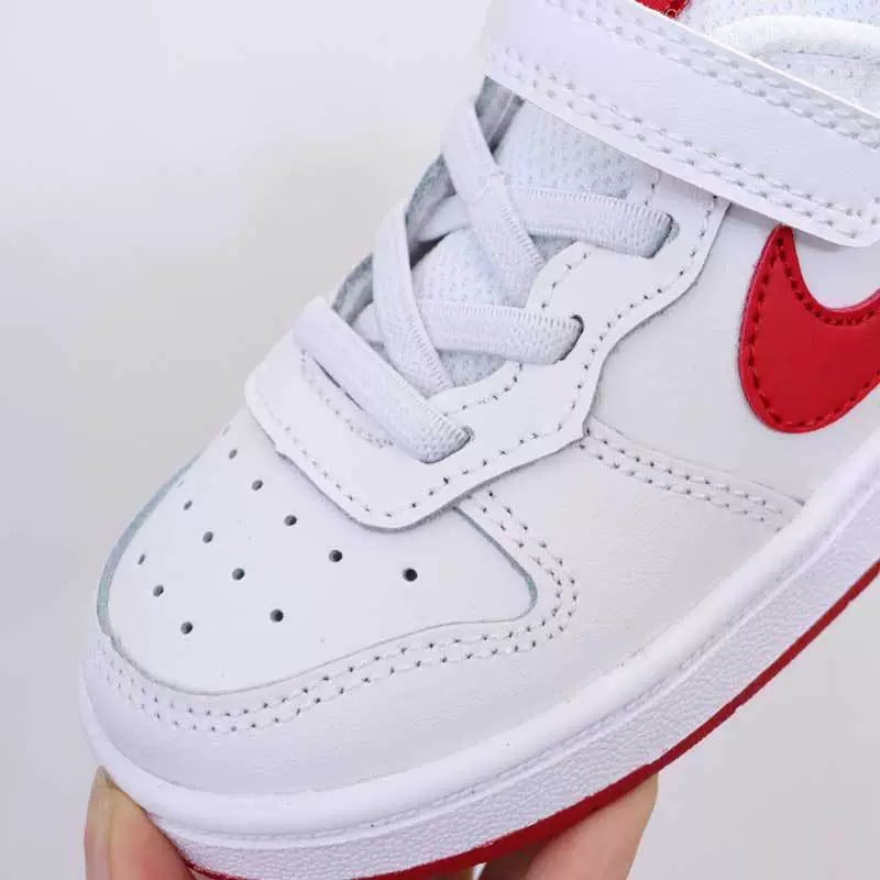 2024 White Shoes Children'S Velcro Workwear Low-Top Board Shoes Non-Slip Casual All-Match Children'S Shoes Board Shoes For Boys And Girls - Image 2