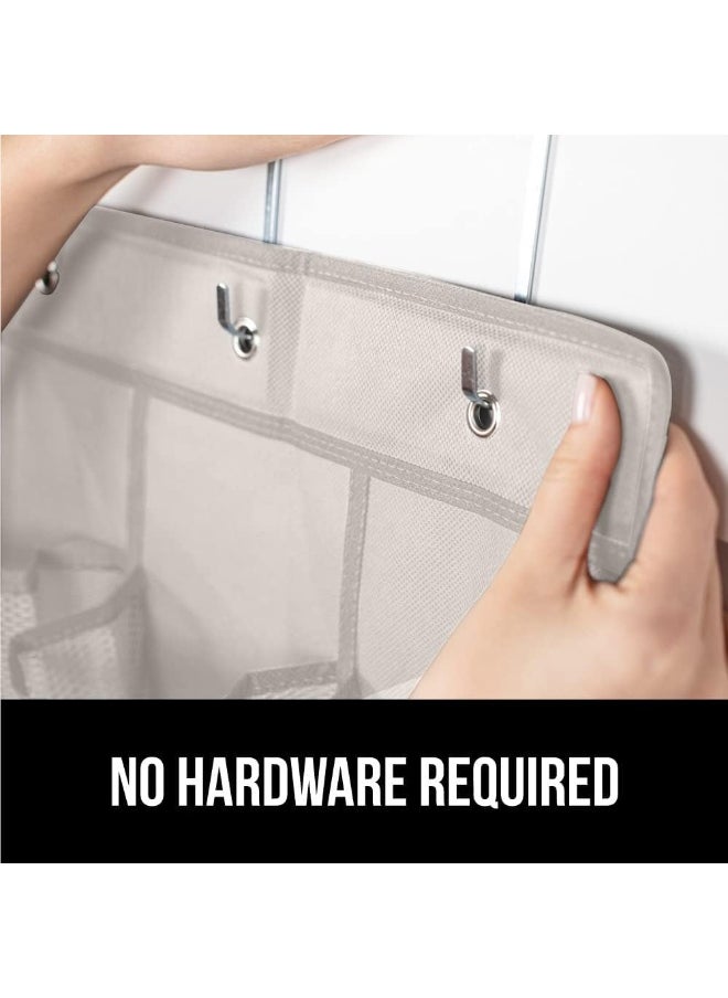 Pritzker Over The Door Breathable Mesh Large 24 Pocket Shoe Organizer, Wall Hanging Bag Storage Closet Rack Holds Up to 40 Pounds, Sturdy Hooks, Space Saving, Over Door Shoe Organizer Hanging Shelf  - Image 4