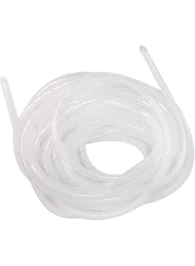 29M Cable Sleeve 4mm Dia Spiral Wire Wrap Tube Pc Manage Cord Cover