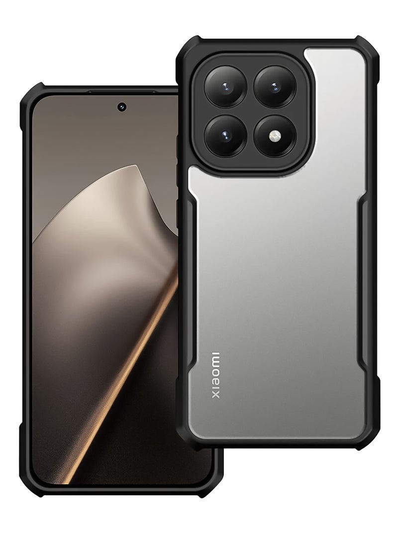 For Xiaomi 15T Case, Camera Lens Protection Back Cover, TPU+PC Shockproof Bumper Mobile Phone Case, Anti-Yellowing Slim Fit Protective Casing - Image 1