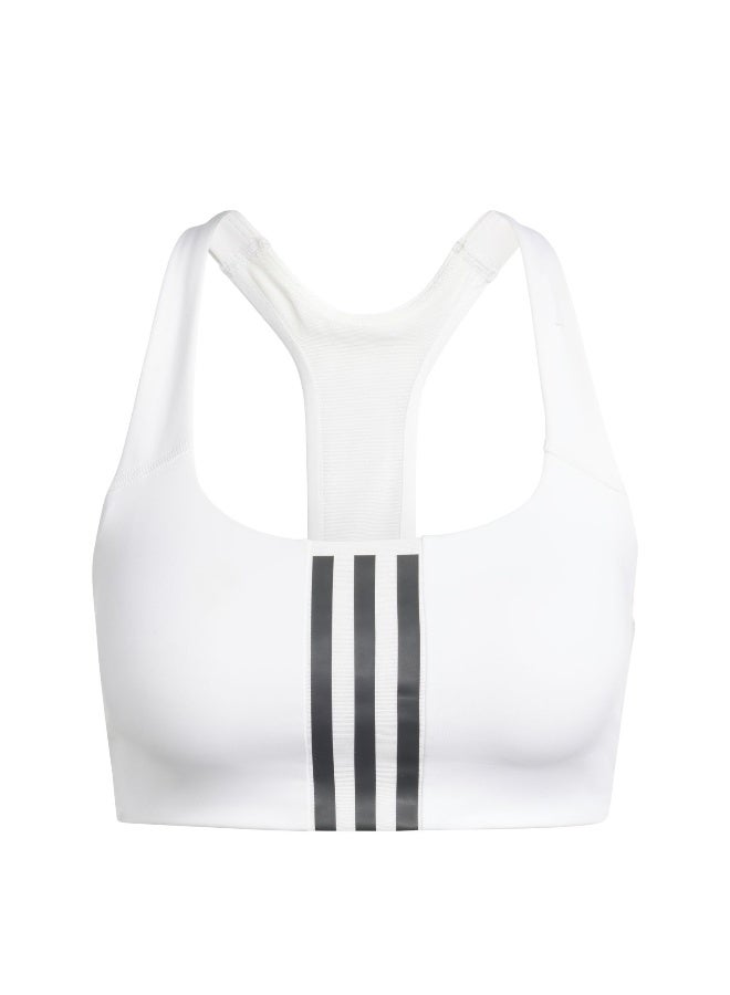 Adidas Pwim Ms 3S Bra White Training Bra For Women XS (A-B) - Image 1