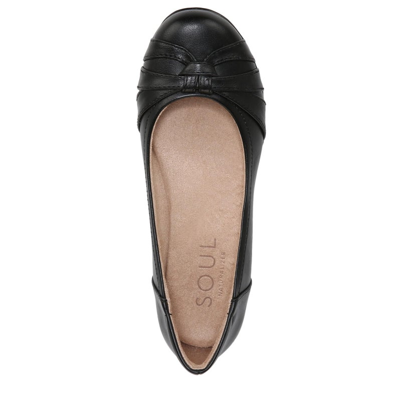 Naturalizer Soul Women's Gift Ballet Flat Black 8 W - Image 5