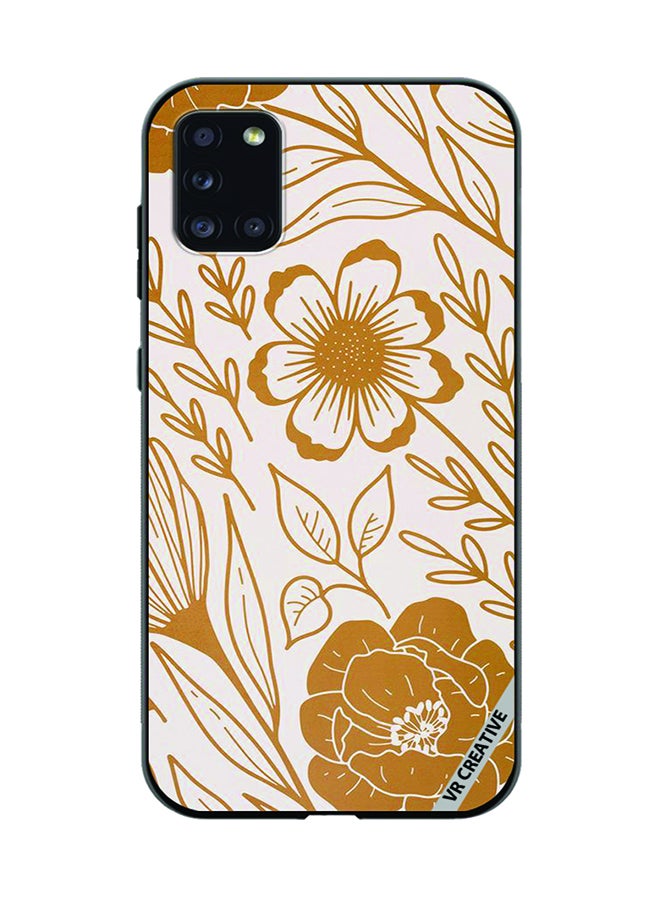 VR CREATIVE Protective Case Cover For Samsung Galaxy A31 Floral Design Multicolour - Image 1