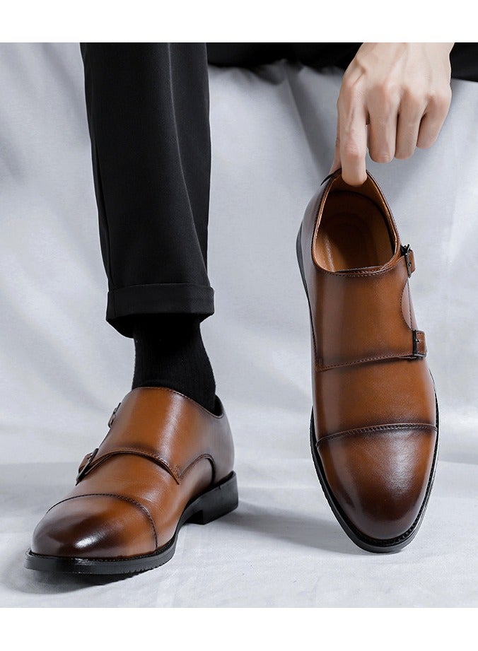 Warrior Versatile Retro Casual Leather Shoes  - Image 5