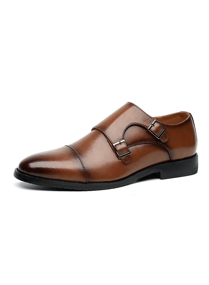 Warrior Versatile Retro Casual Leather Shoes  - Image 1