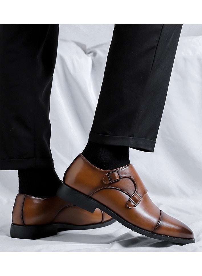 Warrior Versatile Retro Casual Leather Shoes  - Image 3