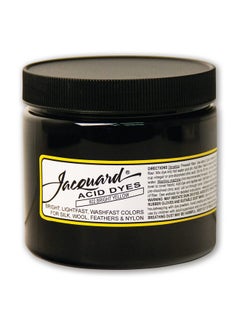 Jacquard Acid Dye Bright Yellow 8 Oz Net Wt Acid Dye For Wool Silk Feathers And Nylons Brilliant Colorfast And Highly Concentrated  - Image 1