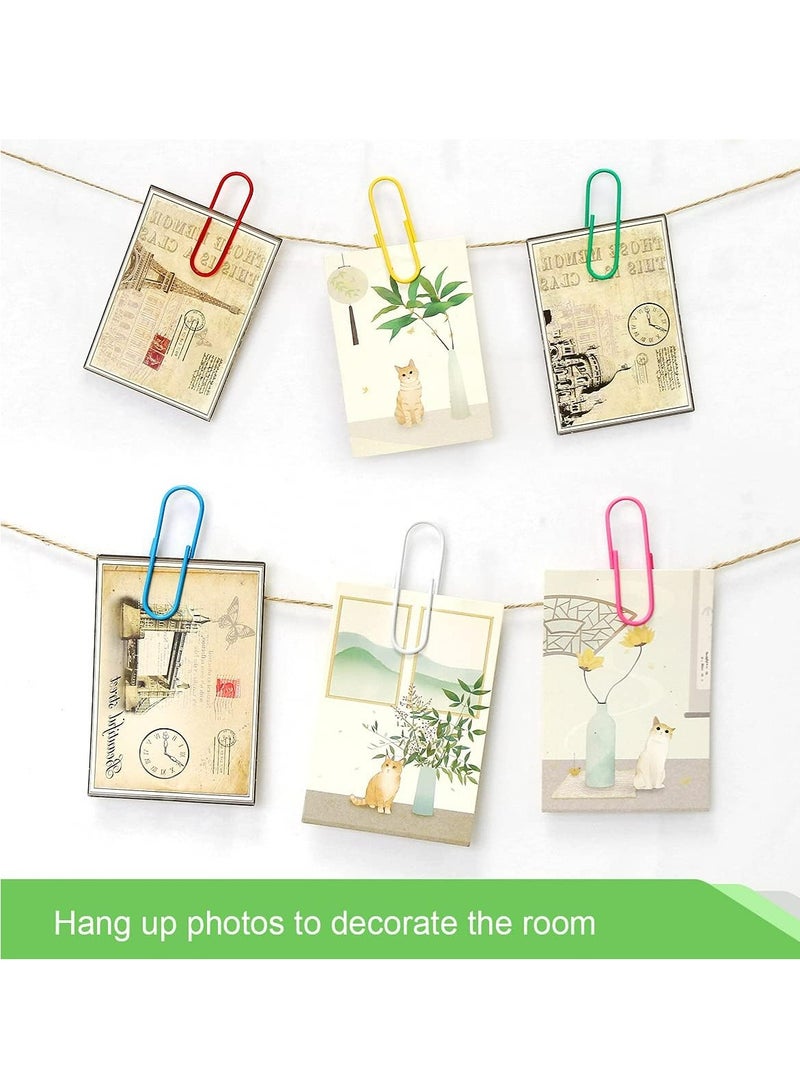 أوزيغالور 30 قطعة من المقبسات الورقية الضخمة (6 ألوان) - Image 3