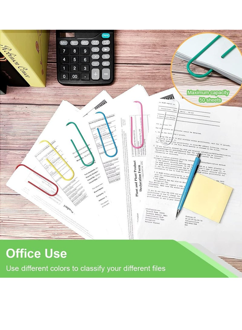 أوزيغالور 30 قطعة من المقبسات الورقية الضخمة (6 ألوان) - Image 4