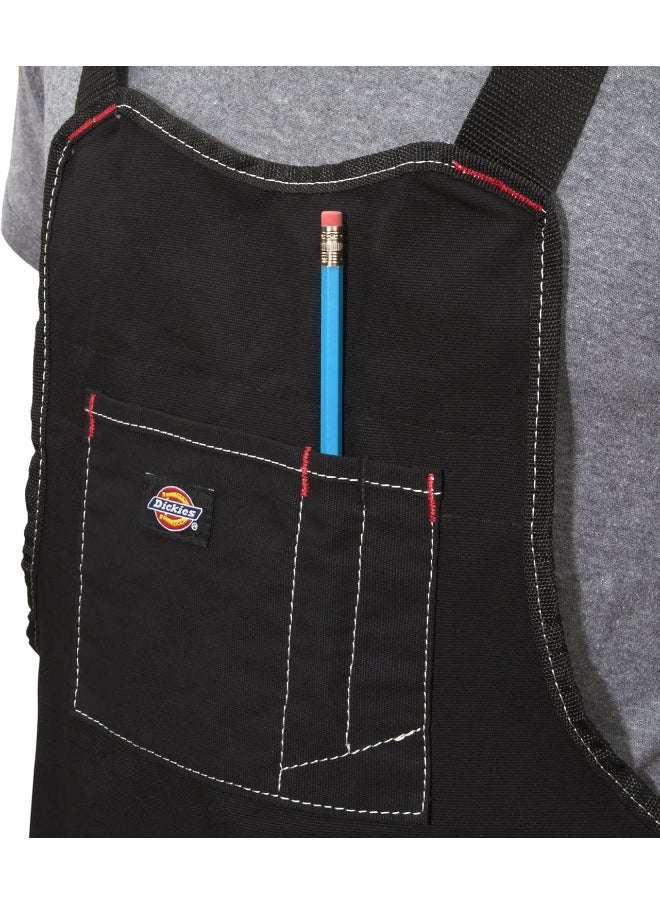 Dickies Dickies 16-Pocket Workshop Bib Apron, Durable Canvas Construction, Reinforced Edges, Adjustable Belt, Black  - Image 3