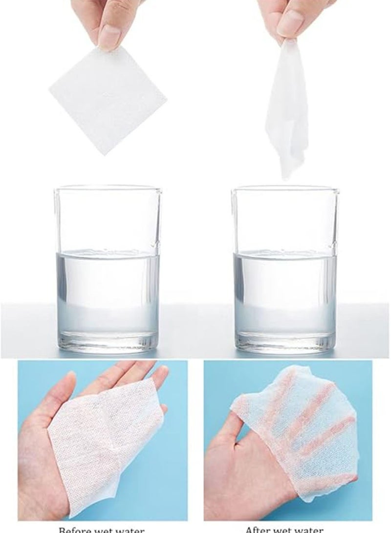 general Ultra Stretchy Cotton Pads for Face (200 Pcs) - Stretchy DIY Face Mask, Absorbent Toner Pads, Wet compress cotton, Moisturizing Facial Makeup Pads, Breathable Cotton Pads for Facial/Eye/Nails Makeup - Image 2