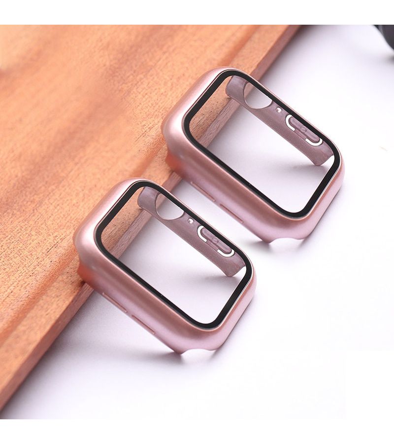2 Pack Hard PC Bumper Case For Apple Watch 41MM Black Anti Scratch - Image 2