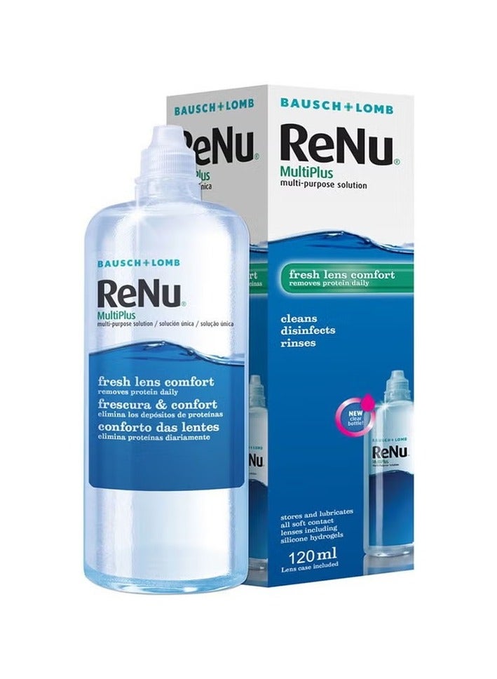 Renu Renu Multi Plus Multi Purpose Contact Lens Solution 120ml 