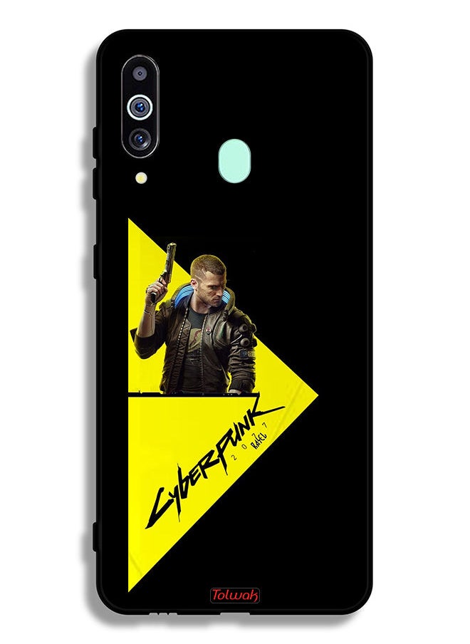 Tolwak - Samsung Galaxy A60 Protective Case Cover Cyberpunk 2077 - Image 1
