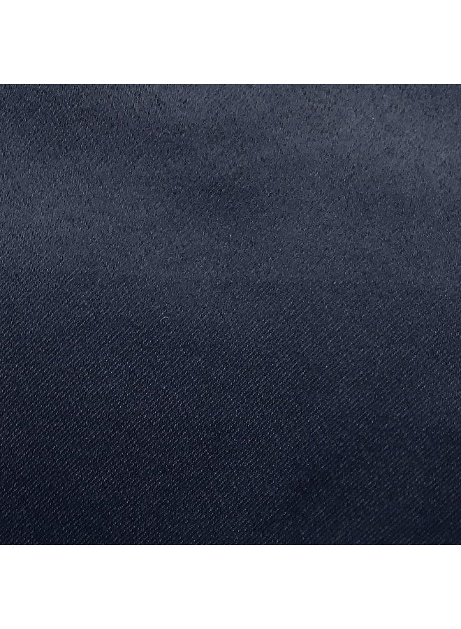 Sun Zero Easton Energy Saving Blackout Tab Top Curtain Panel 40 x 84 Navy Blue - Image 4