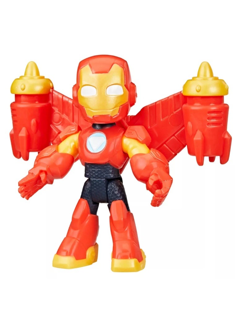 Hasbro Marvel هاسبرو مارفل آيرون مان وأصدقاؤه الرائعون تمثال آيرون مان مع ملحق - Image 3