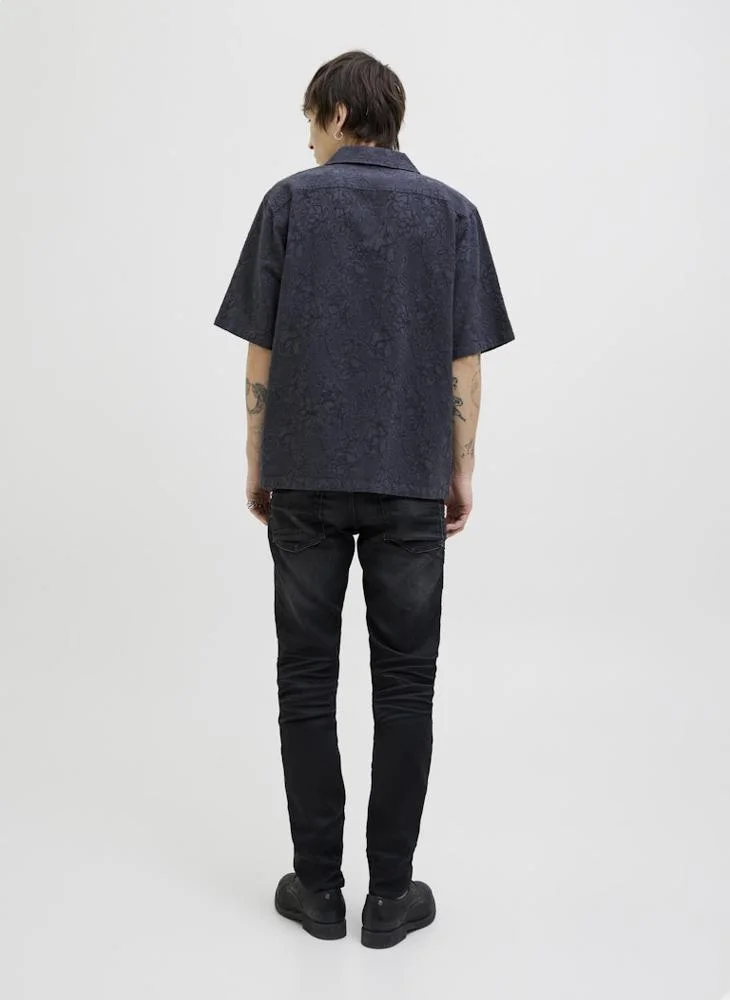 جاك اند جونز Jprbluvincent Print Resort  Shirt