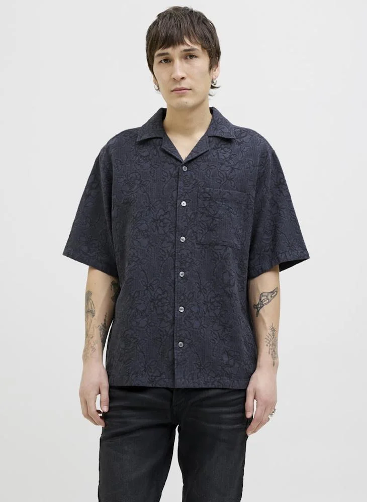 جاك اند جونز Jprbluvincent Print Resort  Shirt