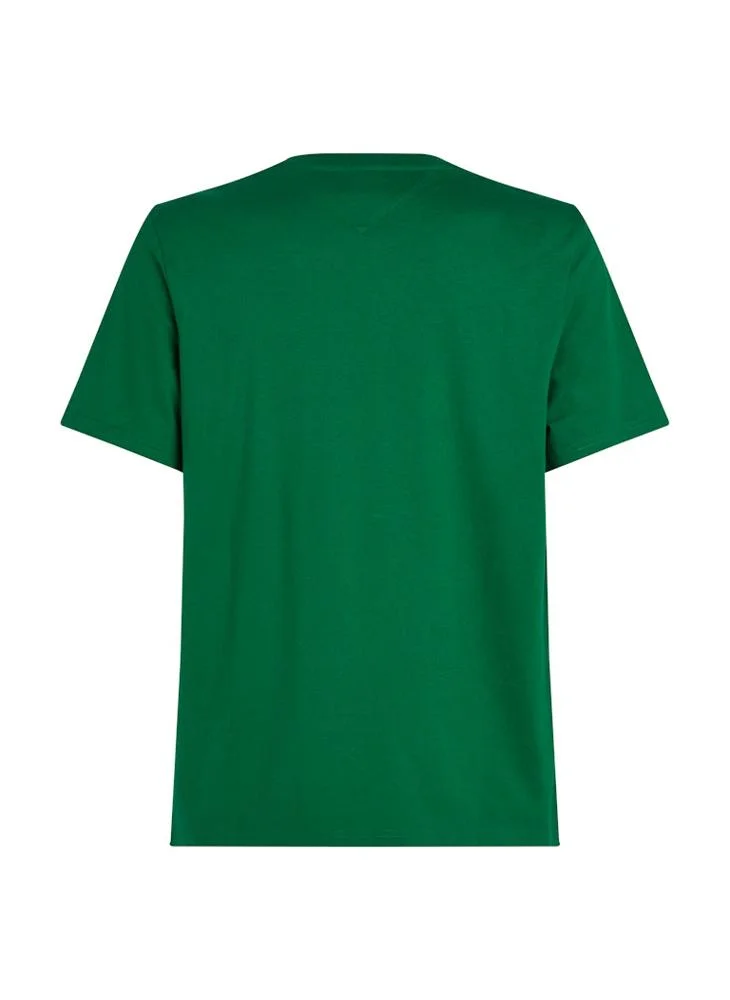 تومي هيلفيغر Logo Crew Neck T-Shirt