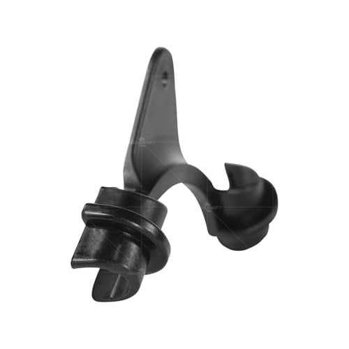 Highcraft PXBND12-10 PEX Bend Support 1/2 in., Wall Mount Tubing Pipe Hanger 90 Degree with Nail Plate, Polyethylene (10 Pack) - Image 3