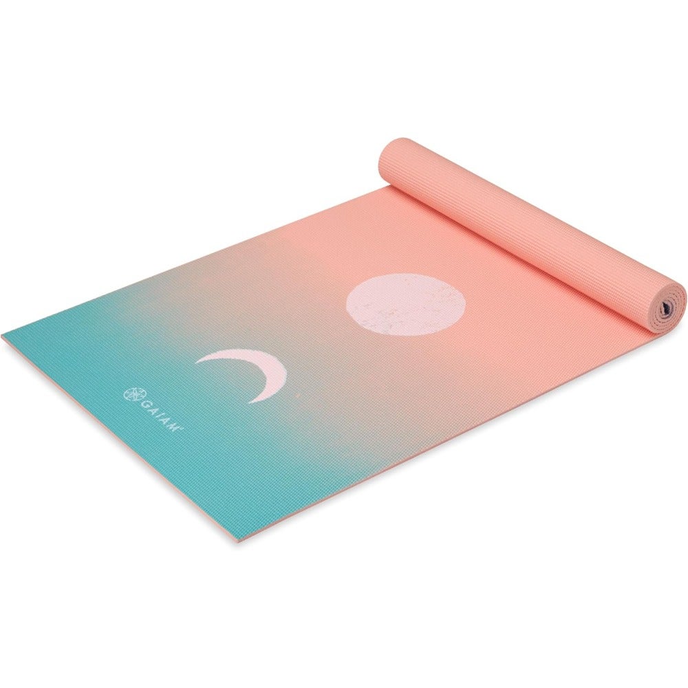 Yoga Mat - Premium 6mm Print Extra Thick Non Slip Exercise Fitness Mat for All Types of Yoga, Pilates Floor Workouts 68L x 24W x 6mm Thick
