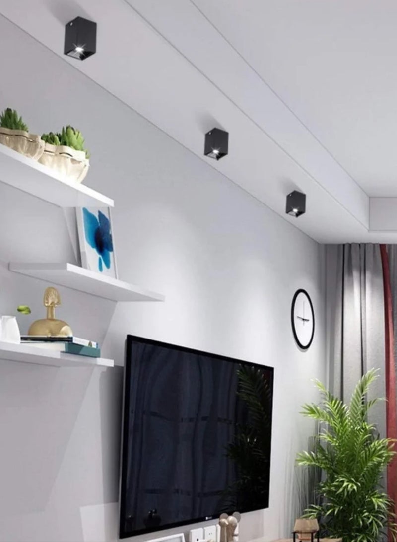 كشاف LED مربع حديث كشاف 25 واط أسود - Image 3