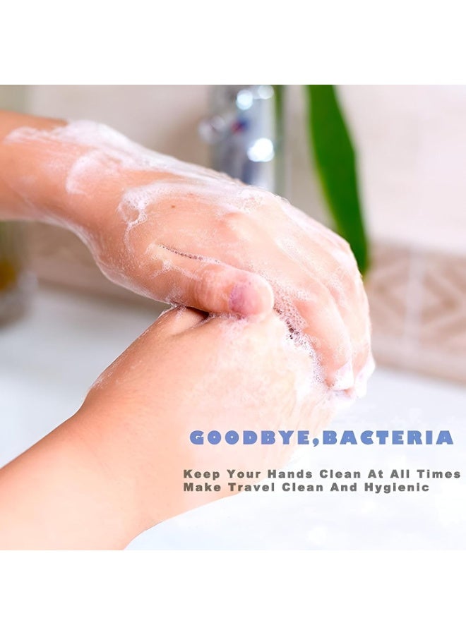 مناديل صابون يدوية محمولة – 20 منديل صغير للاستخدام مرة واحدة، مثالية للسفر - Image 2