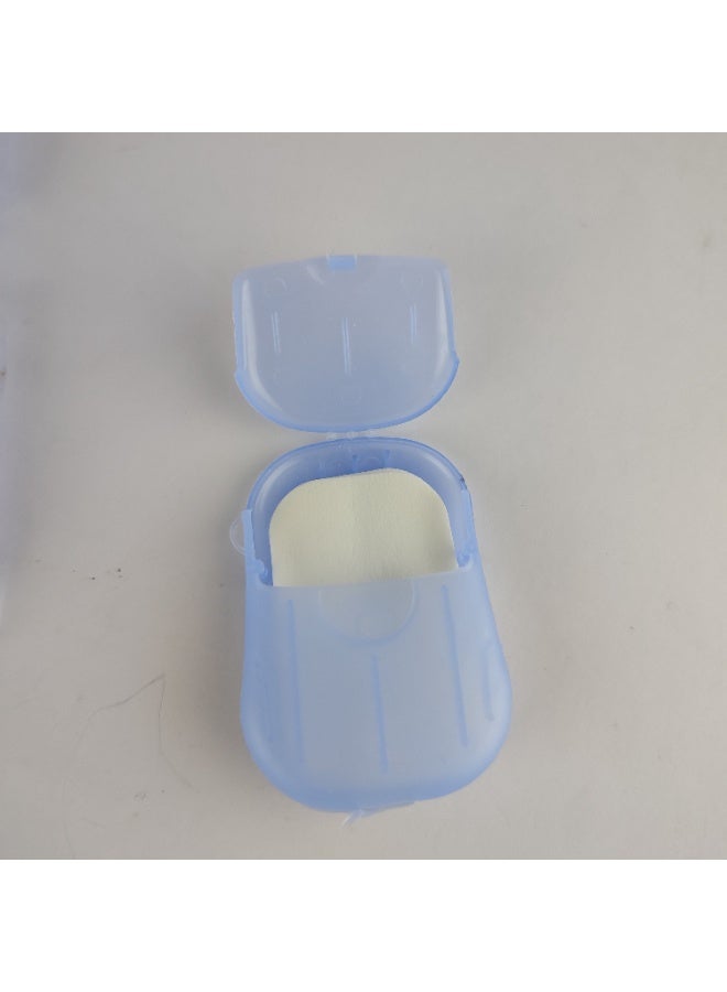 مناديل صابون يدوية محمولة – 20 منديل صغير للاستخدام مرة واحدة، مثالية للسفر - Image 4