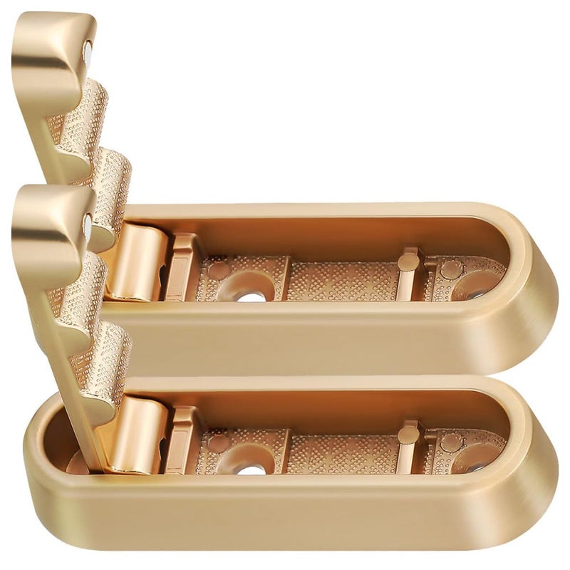 Foldable Heavy Duty Zinc Alloy Coat Hooks 2pcs Brushed Copper Finish Wall Mounted Hideaway Hooks For Bathroom Towel And Entryway Storage - Image 2
