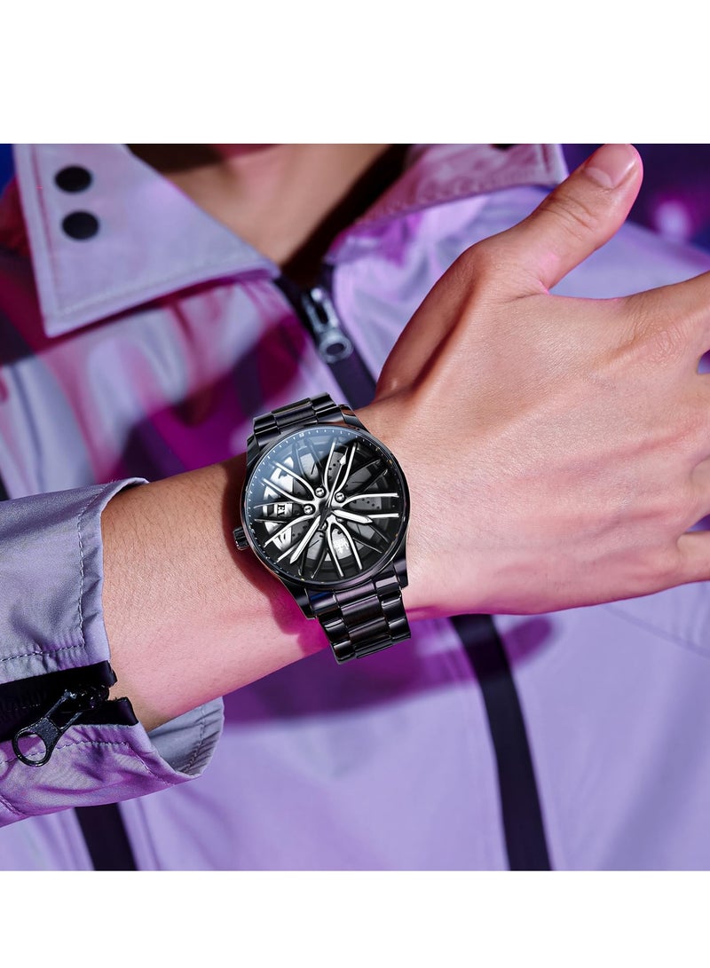 OLEVS Men's Luminous Waterproof Stainless Steel Fashion Watch 9937 - Image 3