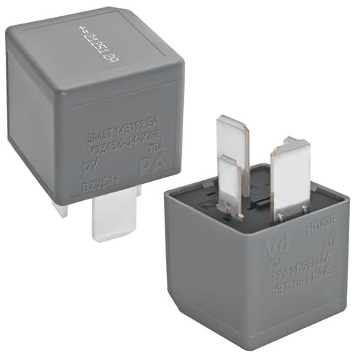 Casalytics 5M5T14B192EA V23136-J4-X62 Relay (Pack of 2) - 5M5T-14B192-EA 12V 70A 4-Pin Automotive Relay for Electrical Systems - Direct Replacement for 1425754, F80B-14B192-AA - Image 1