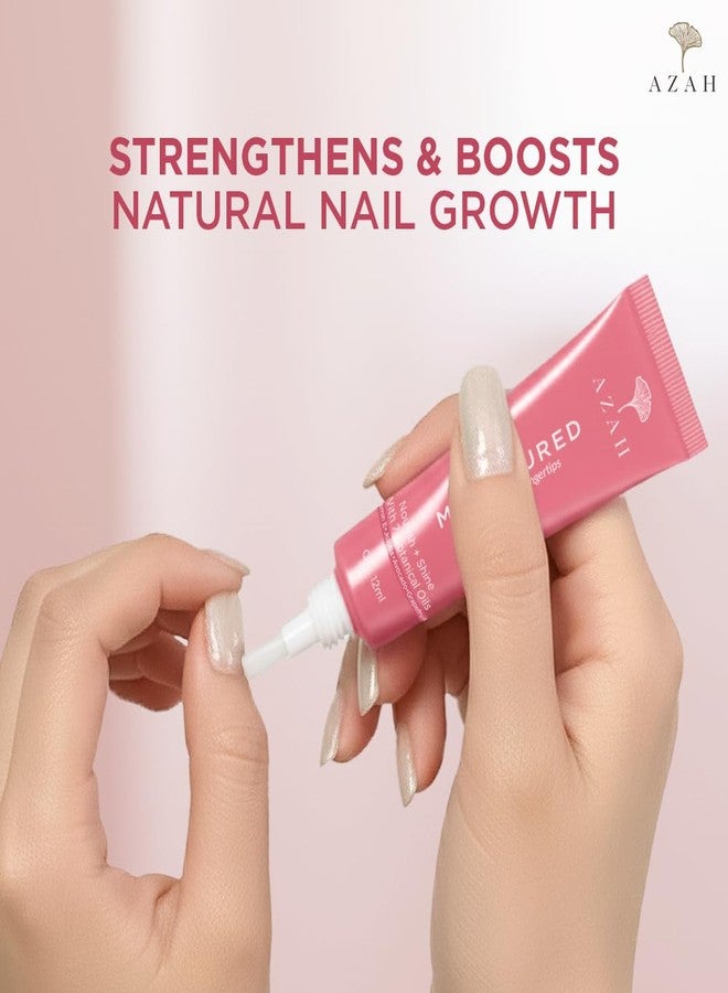 Azah Mani-cured Cuticle Oil For Nails | Strengthens Nails & Nourishes Dry Cuticles | Goodness of Vitamin E, Jojoba, Avocado, Grapefruit | Lightweight & Non-Greasy Formula | 12 ml - Image 3