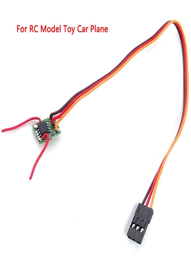 سولوجود قطعتان من وحدات التحكم الإلكترونية الصغيرة (Micro ESC) بقدرة 1 أمبير، ثنائية الاتجاه للأمام والخلف، تعمل بتيار مستمر 5 فولت، مزودة بموصل JR، مناسبة للطائرات النموذجية الصغيرة التي تعمل بالتحكم عن بعد - Image 3