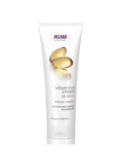 now Solutions, Vitamin E Cream 28,000 IU, Intense Moisture, Concentrated Vitamin E, 4-Ounce  - Image 1