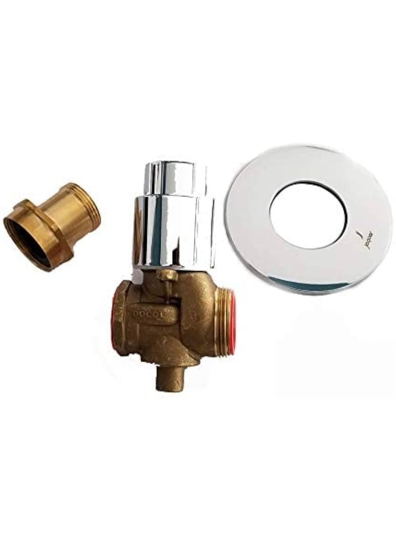 JAQUAR METROPOLE REGULAR IN-WALL FLUSH | FLV-CHR-1095N | CHROME - Image 2