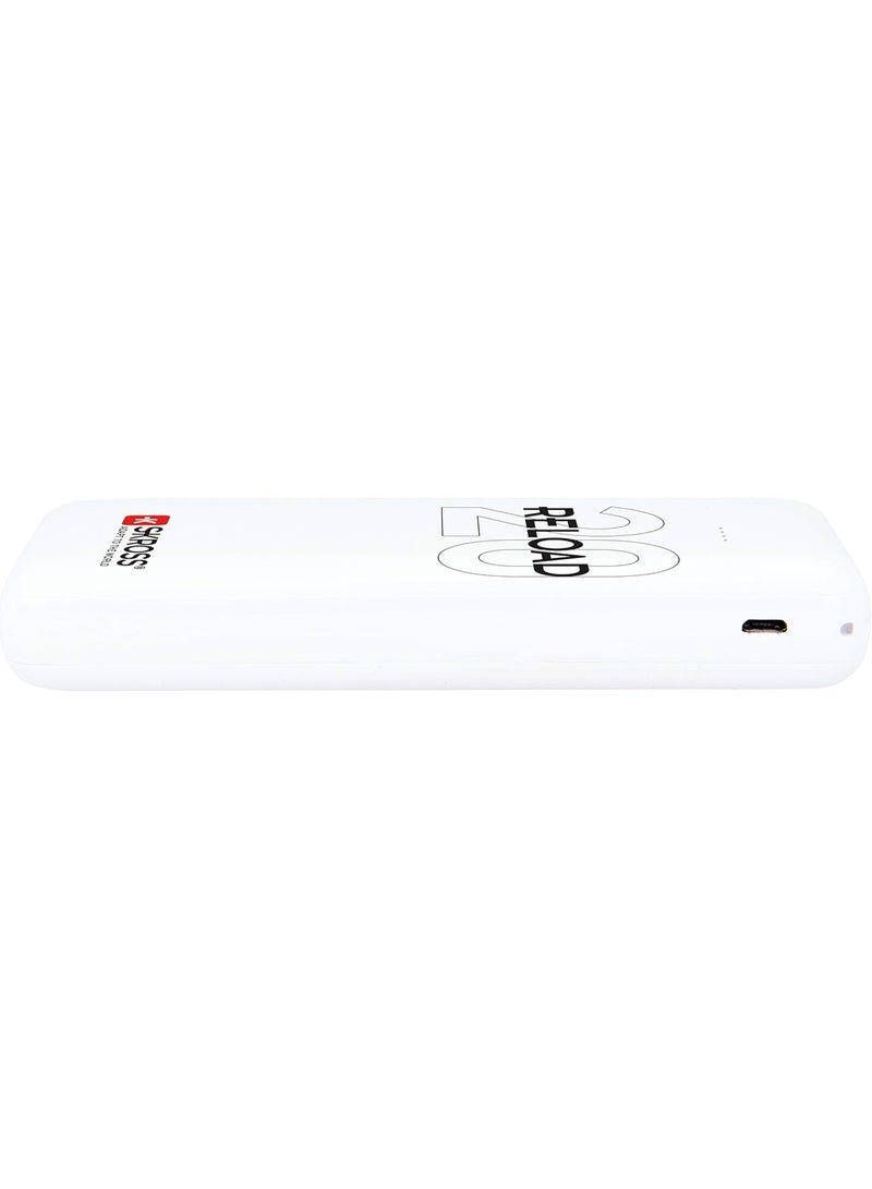 SKROSS RELOAD20HGF-PD 20000 mAhPower bank-PD-White - Image 3