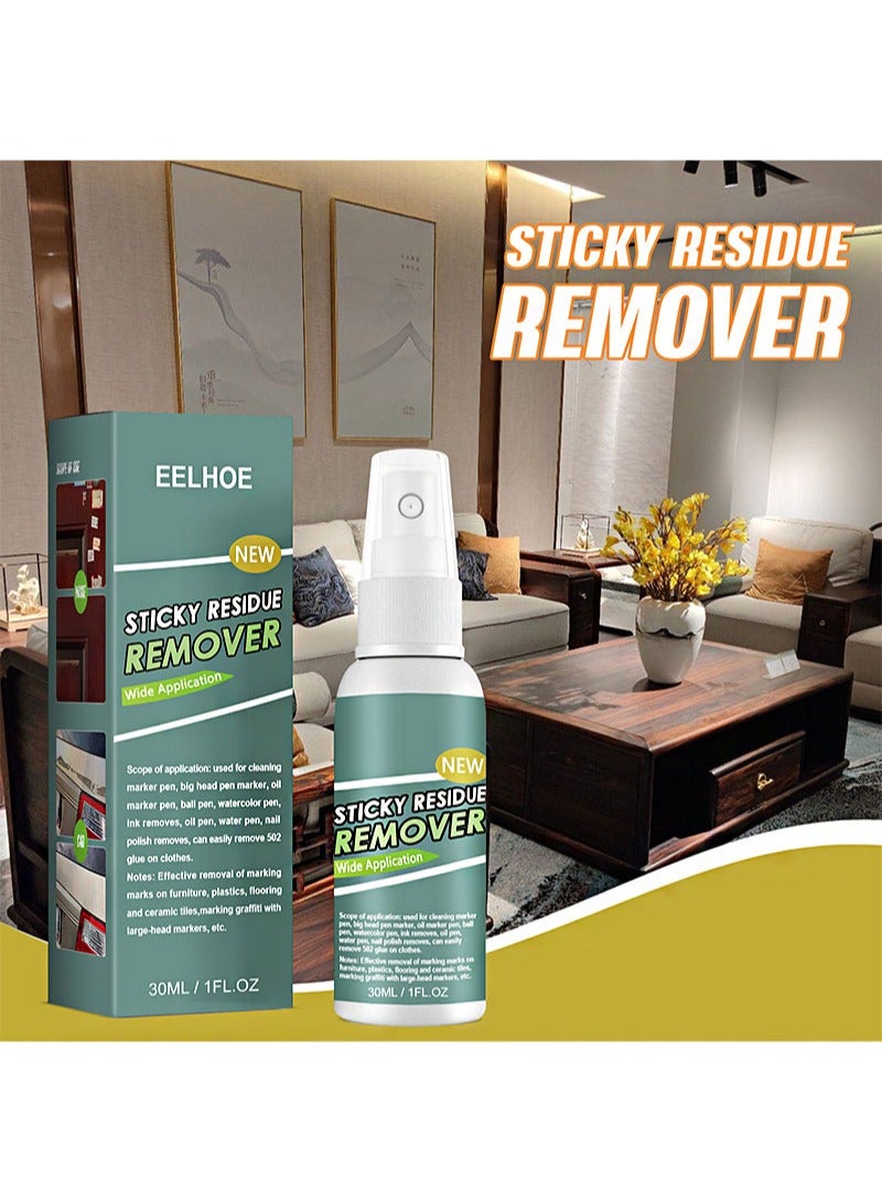 إيلهو Sticky Residue Remover Label Remover Spray Household Rapid Remover Adhesive Remover Multifunctional Household Car Adhesive Remover for Spots Stains And Marks - Image 2