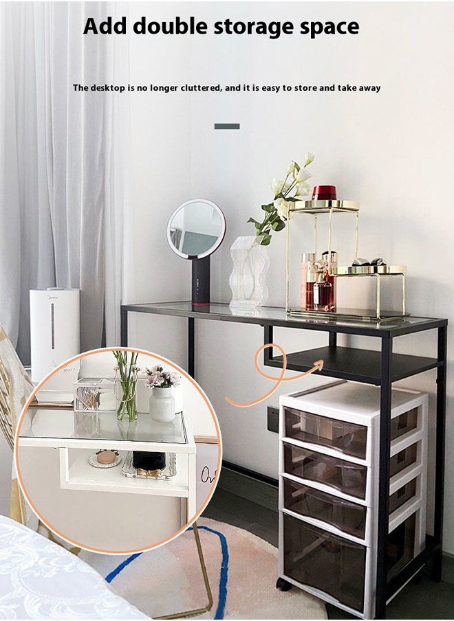 Console Table Entryway Table with Cabinet Accent Table for Living Room Bedroom White100*36*75cm