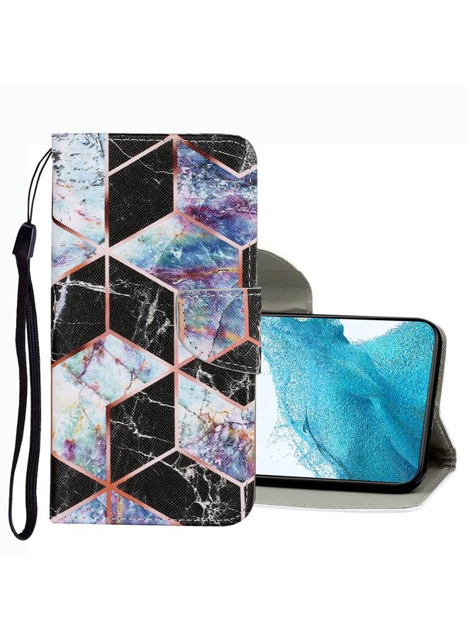 S-TOP Case For Samsung Galaxy S22 5G Coloured Drawing Pattern Leather Phone Case - Image 1