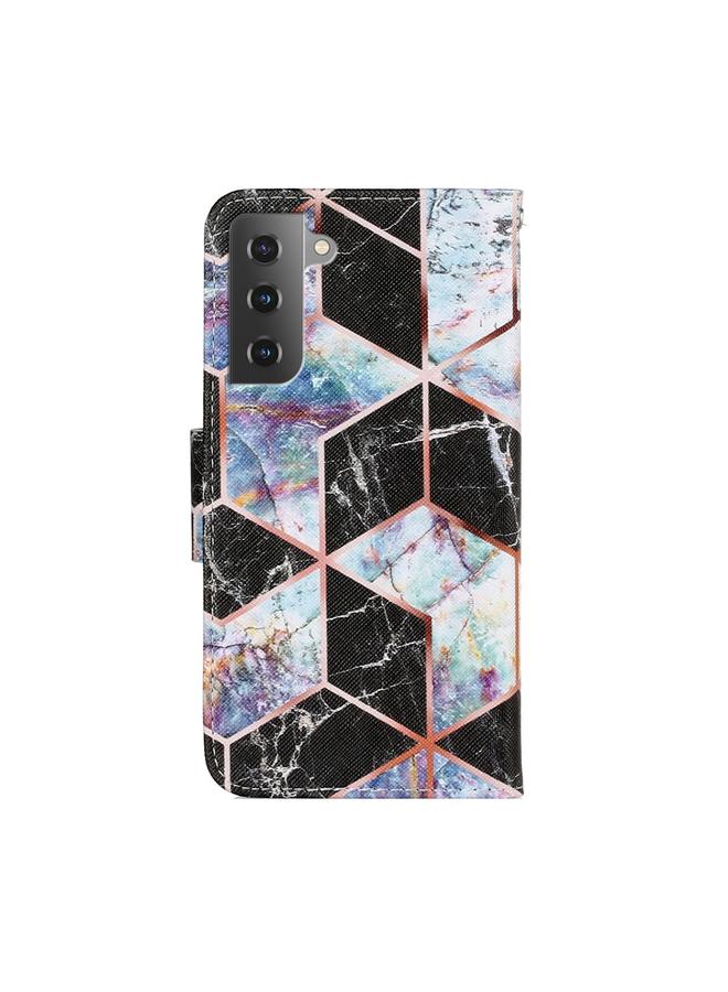 S-TOP Case For Samsung Galaxy S22 5G Coloured Drawing Pattern Leather Phone Case - Image 3