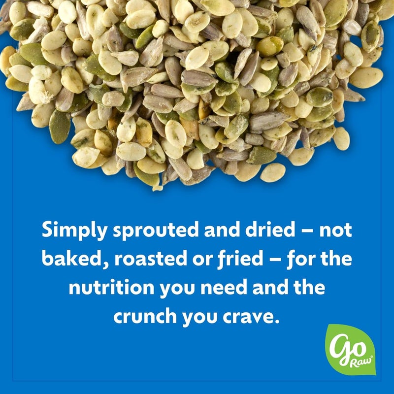 Go Raw Organic Sprouted Mixed Seeds with Sea Salt - 13 oz Resealable Pouch - Image 5