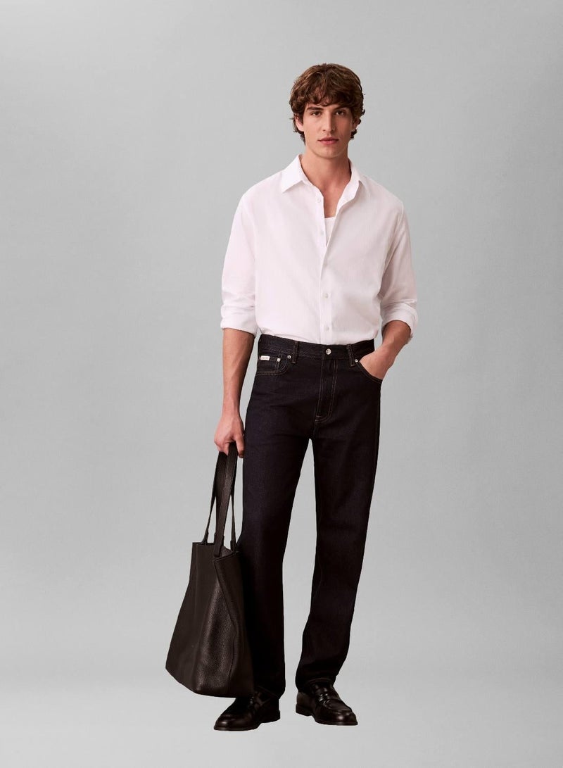 CALVIN KLEIN All Over Print Jacquard Shirt - Image 3