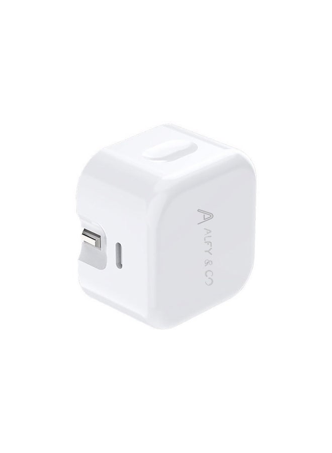ALFY & CO iPhone Charger Type C PD 20W Fast USB C Charger iPhone 15 Fast Charger Head Type-C Power Plug Universal Travel Adapter USB-C Plug for iPhone 15/15 Pro Max/15 Pro/15 Plus/14/13/12/11,etc White  - Image 2