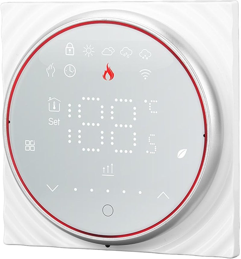 Smart Thermostat Programmable Temperature Controller AC 95 240V White LED Display Energy Saving - Image 5