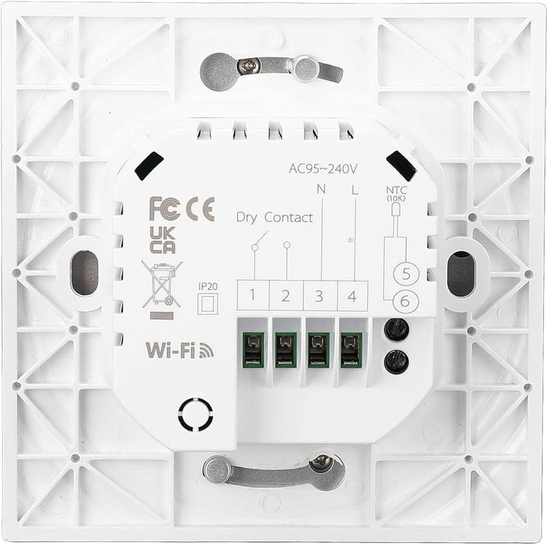 Smart Thermostat Programmable Temperature Controller AC 95 240V White LED Display Energy Saving - Image 4