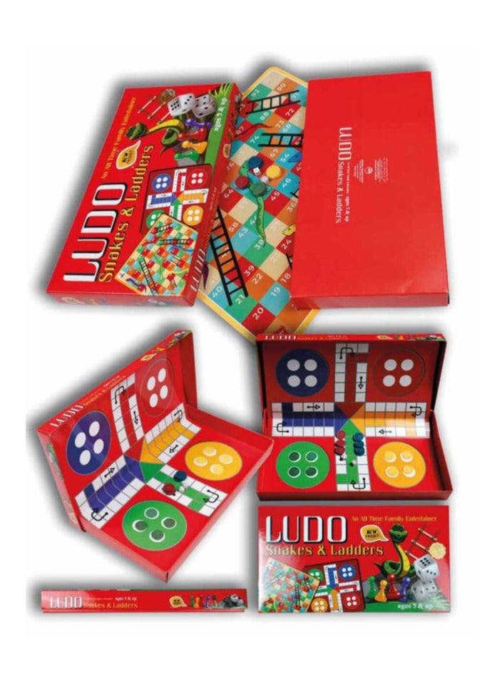 LUDO SNAKES &LADDERS and 2 in 1 Game